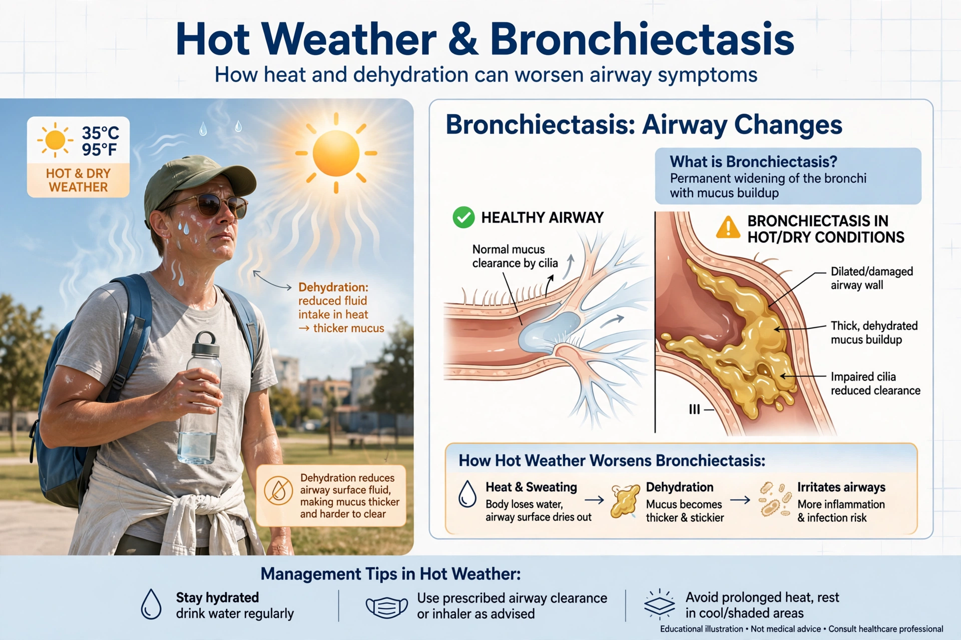Is Hot Weather Bad for Bronchiectasis?