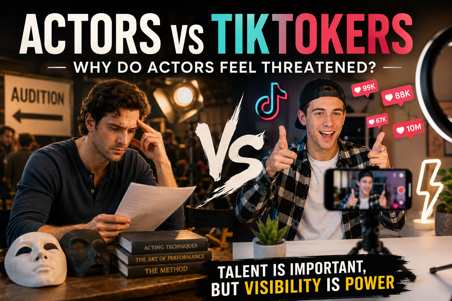 Why Do Actors Feel Threatened by TikTokers? The Real Reason Behind the Digital Entertainment Shift
